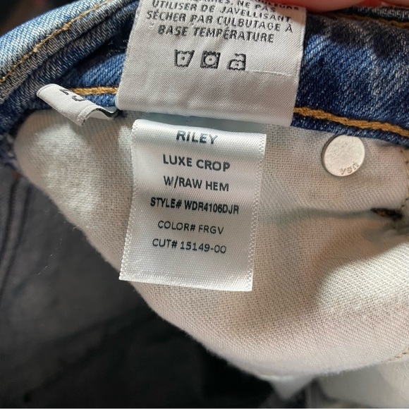 Hudson Jeans Riley Luxe Crop W/Raw Hem Size 25 - Picture 7 of 8